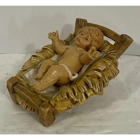 Fontanini Nativity Scene Set With Musical Water Wheel Vintage 1990s Italy Rare - Picture 4 of 12